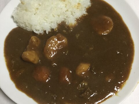 皮も捨てないカレー